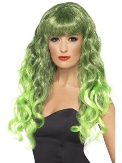 Ladies Coloured Curly Siren Mermaid Halloween Fancy Dress Wigs -Halloween Shop 01555e2f 2c89 4ebc be86 3072fd3713af 67535.1676559071