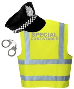 Adults Cuntstable Police Hat Hi Viz Vest & Handcuffs Stag Party Stag Night Fancy Dress Costume -Halloween Shop 04e7662c ebc1 4228 bf5e b2280cc83392 64317.1680175029