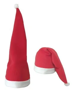 Novelty Christmas Naughty Bad Elf Hat Xmas Santa Claus Fleece Stocking Cap With Bobble [One Size]