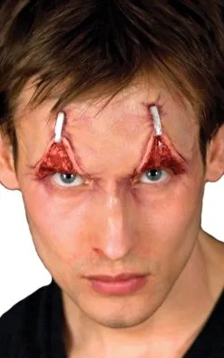 Woochie Wide Awake Huge Slash Marks Special Effects Latex Appliance Cosplay Accessory