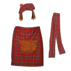 The Dragons Den Royal Stewart Scottish Tartan Red Kilt Fancy Dress Costume Set -Halloween Shop 2ce2916e 2e4c 461d a9b2 2a11624eab8c 93389.1563077865