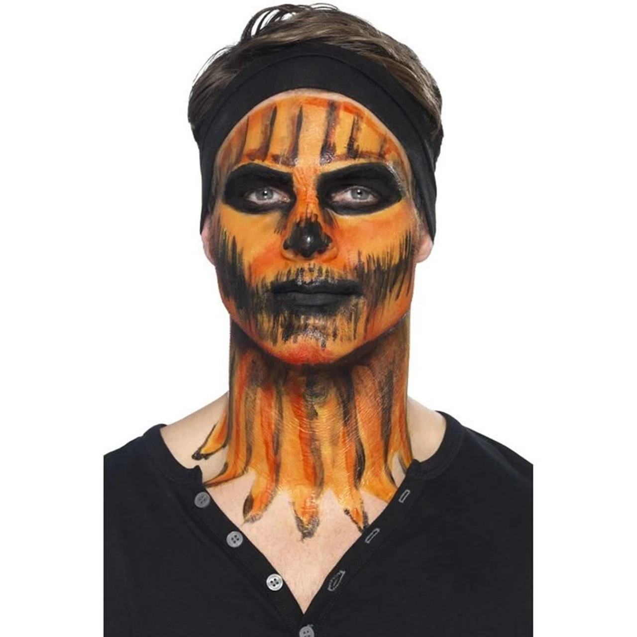Orange Liquid Latex Face & Body Paint Kit Halloween Pumpkin Cosmetic FX Make Up 4 Orange Liquid Latex Face & Body Paint Kit Halloween Pumpkin Cosmetic FX Make Up - Image 4