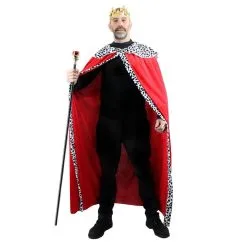 Gypsy King Fury Boxer Heavy Weight Boxing Champion Crown & Cloak Fancy Dress Set
