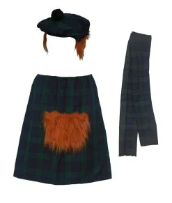 The Dragons Den Black Watch Scottish Tartan Kilt Fancy Dress Costume Set -Halloween Shop 3a056c00 06e6 4656 86e9 1c7cf22b1ce3 10337.1562116785