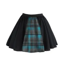 Ladies 15" Balmoral Burns Night Scottish Tartan Fancy Dress Panel Skirt
