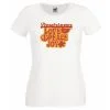 Ladies White Daytripper T-Shirt Shirt Love Peace Joy LSD Festival