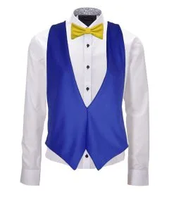 Adults Ukraine Sweden Brazil National Flag Backless Waistcoat & Bowtie Fancy Dress [2 Sizes]