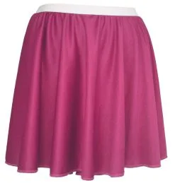 Ladies 15" Fuchsia Pink Skater Skirt Roller Disco Fancy Dress