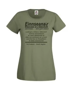 Ladies Celtic Engineer Defined Engineering Student T-Shirt Gift Idea