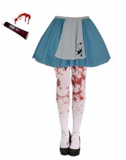 Ladies 15" Alice In Wonderland Down The Rabbit Hole Halloween Fancy Dress