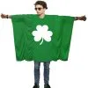 Adults Irish Clover St Patricks Day Ireland Flag Poncho Patriotic Supporters Fancy Dress Costume [One Size]