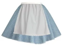 Adults 15" Length Gingham Skater Skirt With Apron Country Barn Dance Western Cowgirl World Book Day Fancy Dress Costume Accessory -Halloween Shop 671ba71b 3159 46d2 8fe5 eef125f44c63 73820.1681393235