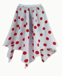 Red Nose Day Handkerchief Skirt White With Red Spot Adults -Halloween Shop 69f9d467 d943 42dd 9830 10b45f29ec02 56505.1659697839