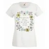 Ladies I'd Rather Wear Flowers In My Hair Than Diamonds White Festival Tshirt
