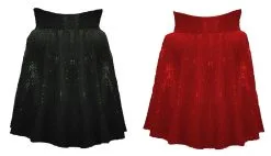 Unisex Childs Kids Sequin Halloween Cape Foam Collar Red Devil Black Vampire Spooky Haunt