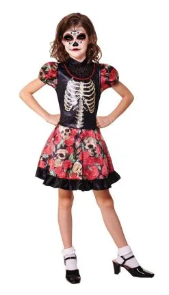Childrens Day Of The Dead Kids Halloween Fancy Dress Childs Costume -Halloween Shop 6f41a4c4 a383 4f41 b7c4 c65afa4b5cbb 84877.1661946182