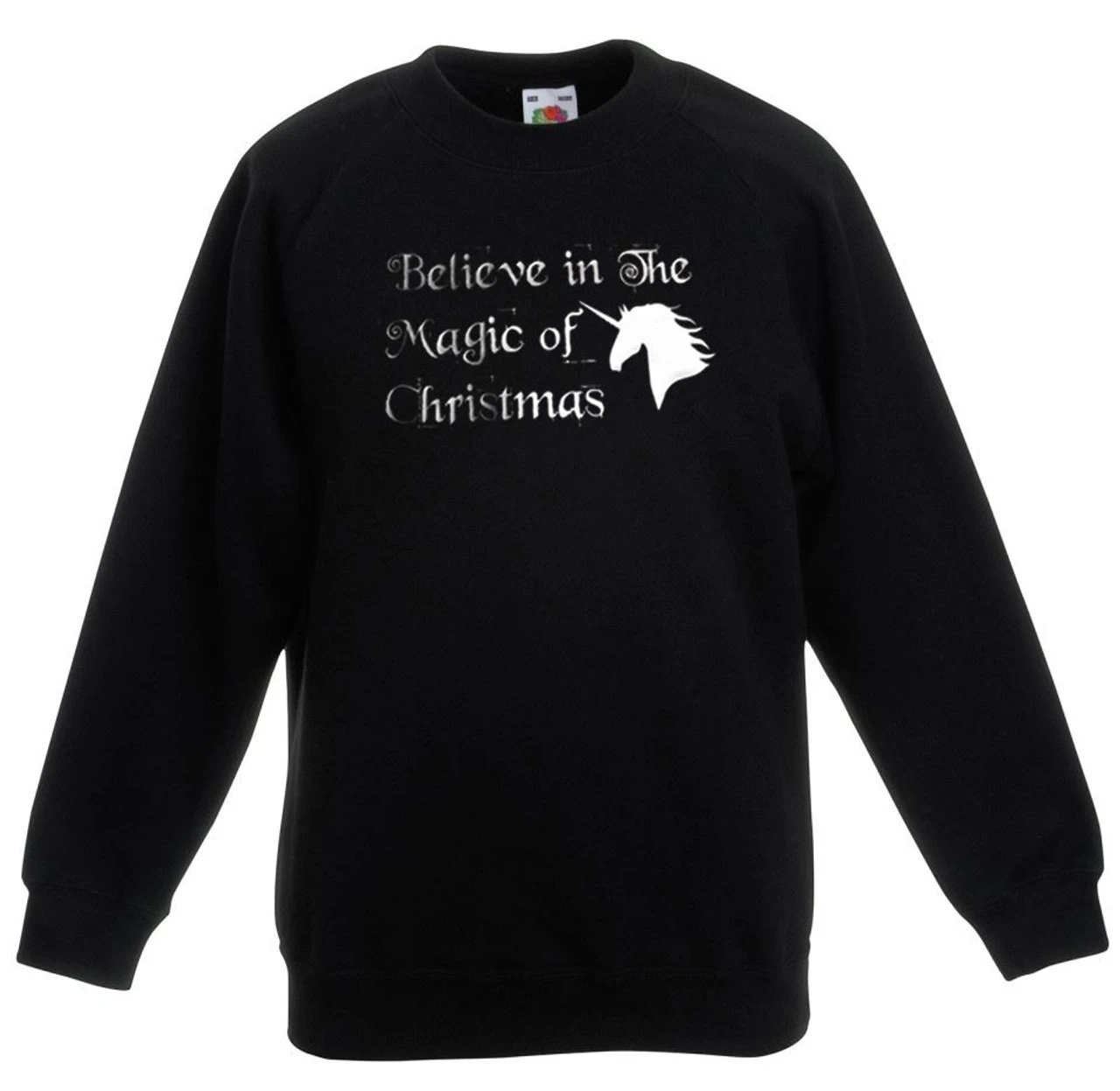 Believe In The Magic Of Christmas Unisex Jumper Sweatshirt Unicorn Festive 1 Believe In The Magic Of Christmas Unisex Jumper Sweatshirt Unicorn Festive