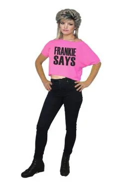 1980's 80's 1990's 90's Off The Shoulder Pop Icon & Movie TV Film Slogan Crop Top -Halloween Shop 806feaa4 7d7f 4309 8112 6ac6e0074f4b 03889.1643207126