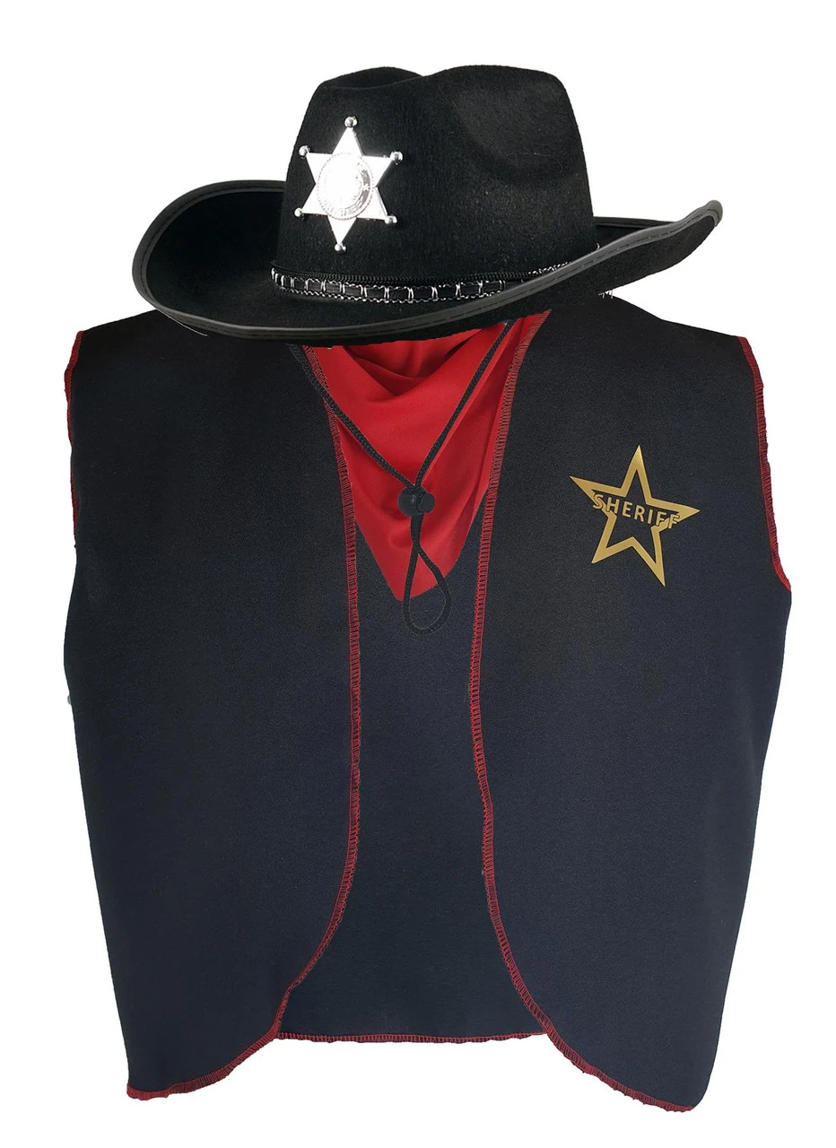 Adults Sheriff Wild West Cowboy Cowgirl Law Maker Fancy Dress Costume 4 Adults Sheriff Wild West Cowboy Cowgirl Law Maker Fancy Dress Costume - Image 4