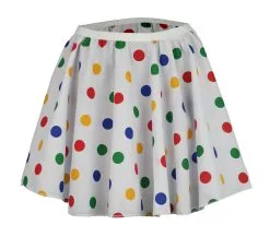 Girls Age 8-12 Childs Size - Children In Need Polka Dot 15" Skater Skirt