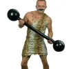 Children's 8-12 Yrs 1920s Strongman Tache & Weights Fancy Dress Boys Costume