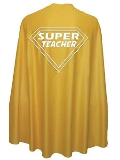 Adults 35" Super Teacher Custom Superhero Shield End Of Term Cape -Halloween Shop a16a78b6 308b 48da 9650 7418f60d41e5 22405.1654765047