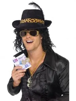 Adults Novelty Dollar Bling Money Clip Pimp Your Party Fancy Dress Accessory