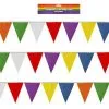 Rainbow LGBT Bunting Triangle 7M Gay Pride PVC Party Stay Safe NHS Flags