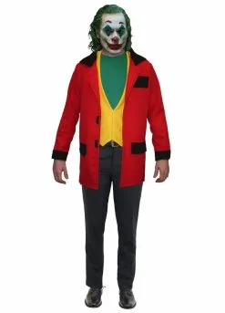 The Joker Red Jacket & Yellow Waistcoat Fancy Dress Halloween Costume Kit 7 The Joker Red Jacket & Yellow Waistcoat Fancy Dress Halloween Costume Kit -Halloween Shop api97givr 86672.1571153760
