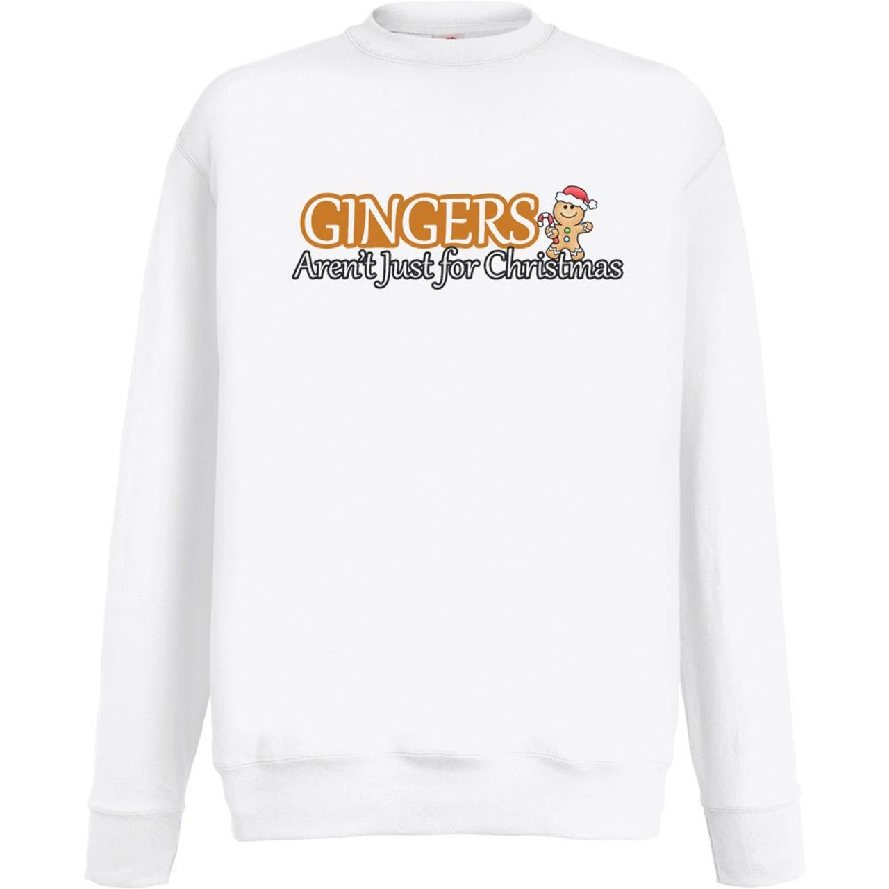 Gingers Arent Just For Christmas Xmas White Jumper Gingerbread 1 Gingers Arent Just For Christmas Xmas White Jumper Gingerbread