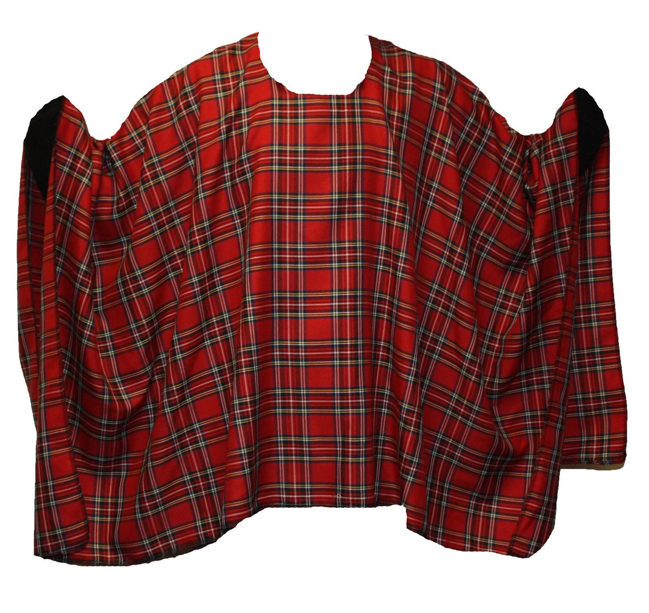 Mens PolyViscose Tartan Poncho / Shawl Robert Burns Night Fancy Dress 3 Mens PolyViscose Tartan Poncho / Shawl Robert Burns Night Fancy Dress - Image 3