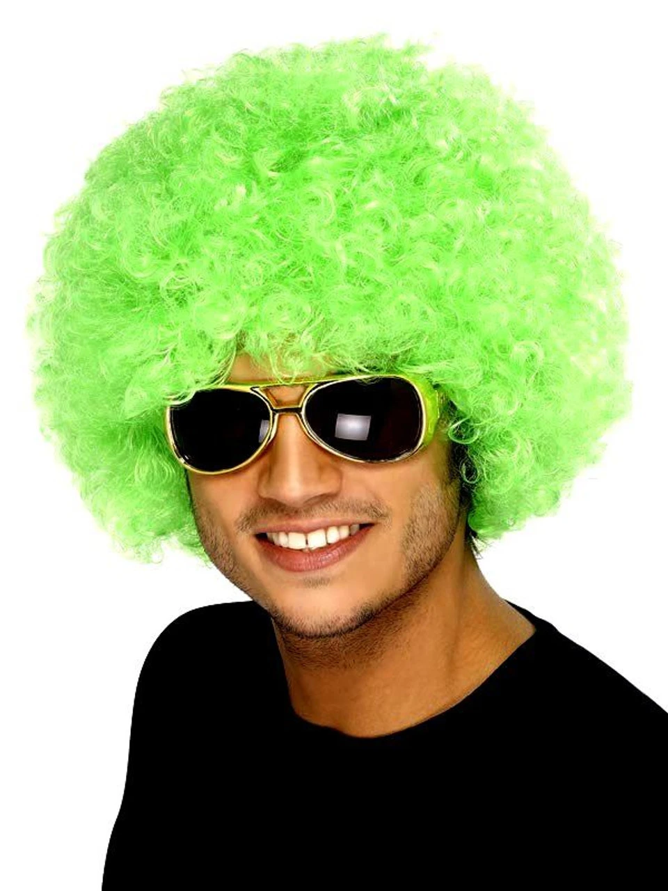Adults Green Irish St Patricks Curly Afro Hair Wig Paddys Clown Accessory 1 Adults Green Irish St Patricks Curly Afro Hair Wig Paddys Clown Accessory