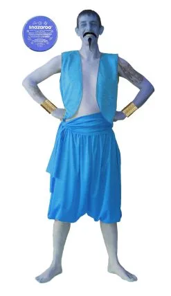 Childs 8-12 Yrs Magical Genie Of The Lamp World Book Day Fancy Dress Costume