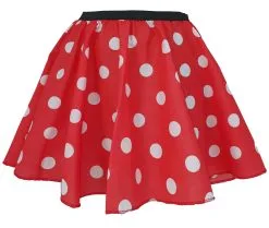 Adults 15" Mini Polka Dot Cartoon Mrs Mouse Skater Skirt & Ears Set Fancy Dress 14 Adults 15" Mini Polka Dot Cartoon Mrs Mouse Skater Skirt & Ears Set Fancy Dress -Halloween Shop apig07fny 38509.1616175790