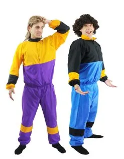 Unisex 80's 90's Shell Suit Decades Scouser Fancy Dress Costume (One Size) -Halloween Shop apihavtju 25582.1645197980