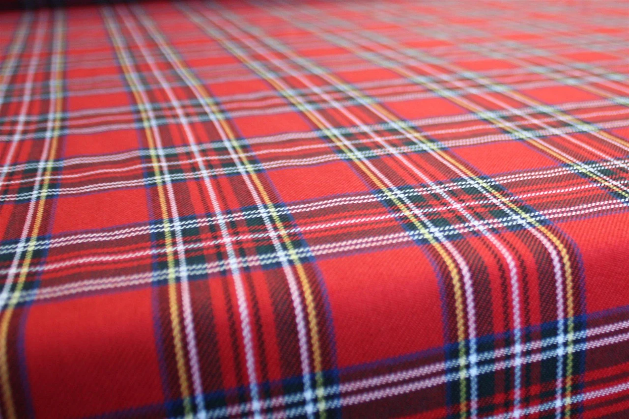 Traditional Scottish Red Royal Stewart 1 Tartan Table Runner Burns Night Supper 2 Traditional Scottish Red Royal Stewart 1 Tartan Table Runner Burns Night Supper - Image 2