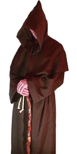 Medieval Monk Gothic Druid Viking Religious Friar Halloween Fancy Dress Costume -Halloween Shop apikv2fyp 11368.1643716332