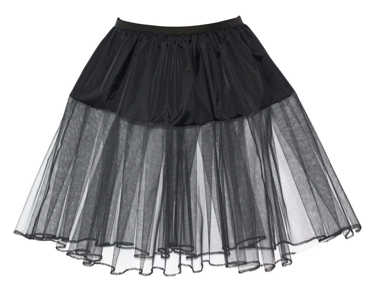 Childs 16" Black Or White Underskirt Petticoat Under Skirt Rock N Roll Fancy Dress 2 Childs 16" Black Or White Underskirt Petticoat Under Skirt Rock N Roll Fancy Dress - Image 2