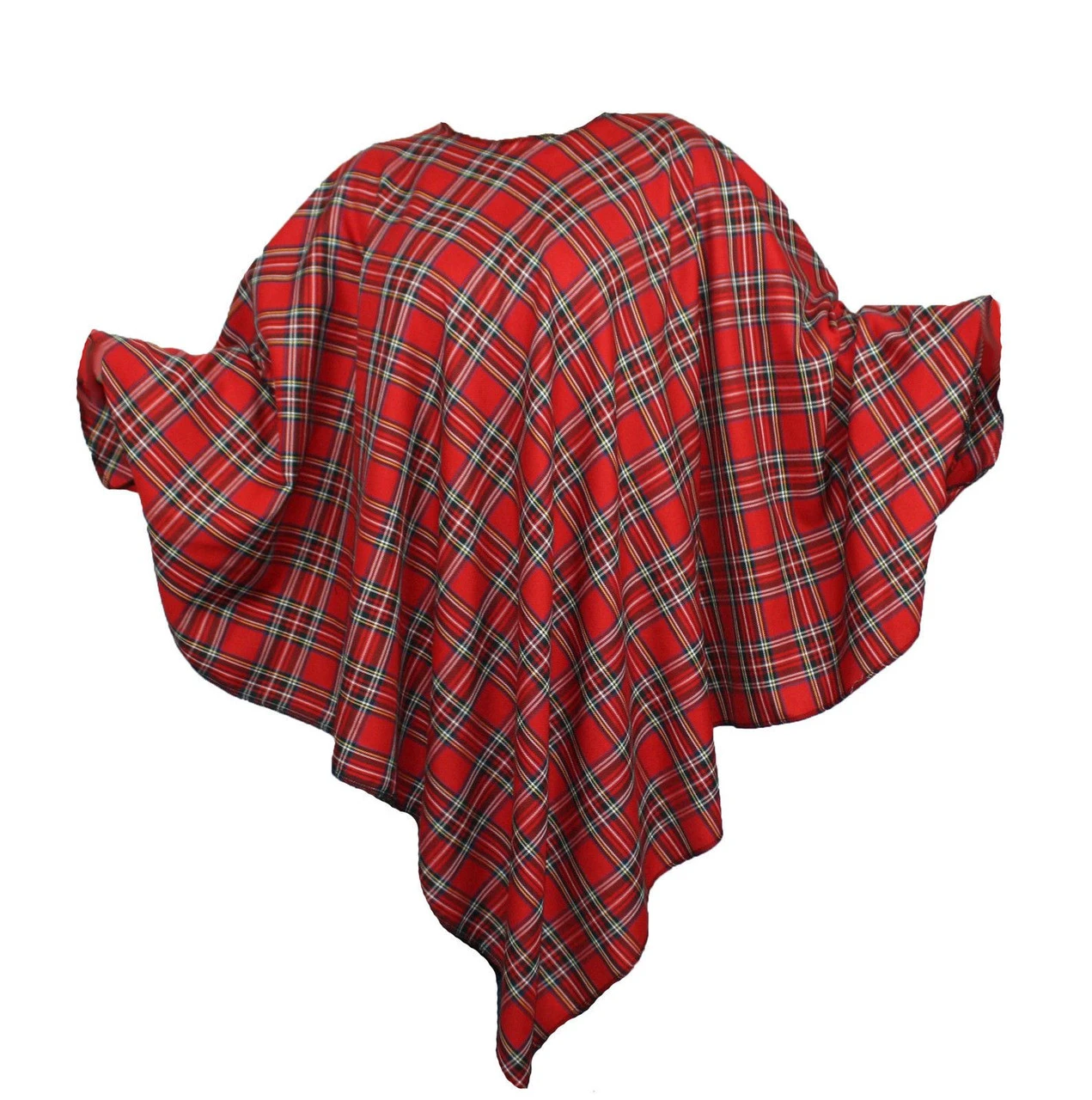 Ladies PolyViscose Tartan Poncho / Shawl Robert Burns Night Fancy Dress 3 Ladies PolyViscose Tartan Poncho / Shawl Robert Burns Night Fancy Dress - Image 3