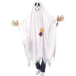 Adults Unisex Friendly Ghost Costume Bed Sheet Style Halloween Fancy Dress