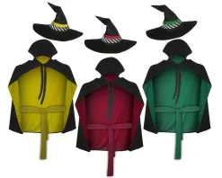 Childs 8-12yrs The Worst Witch Halloween TV Fancy Dress 3pc Costume