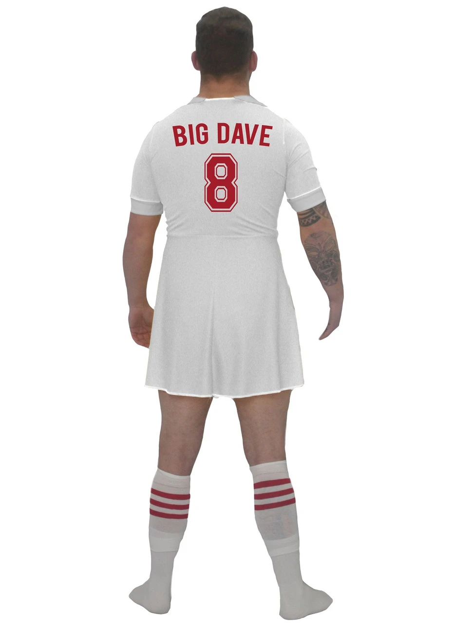 Mens Custom Printed White Rugby All Nations Dress Sports Supporter Fancy Dress 3 Mens Custom Printed White Rugby All Nations Dress Sports Supporter Fancy Dress - Image 3