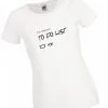 Ladies White To Do List You T-Shirt Shirt Valentine's Romance