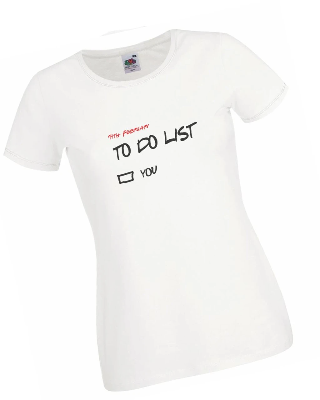 Ladies White To Do List You T-Shirt Shirt Valentine's Romance 1 Ladies White To Do List You T-Shirt Shirt Valentine's Romance