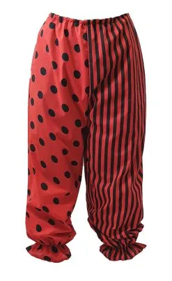 Mens Hallowen Circus Horror Clown Pants 10" Collar Sinister Mask Fancy Dress Costume -Halloween Shop apivlgeyb 54054.1631710657