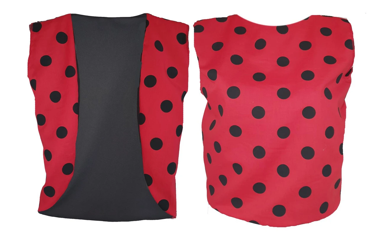 Childs Insect Ladybird Lady Bug Waistcoat & 3 Piece Wing Set Fancy Dress 2 Childs Insect Ladybird Lady Bug Waistcoat & 3 Piece Wing Set Fancy Dress - Image 2