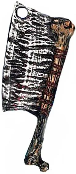 Bone Meat Cleaver Machete Horror Knife Halloween Fancy Dress Accessory