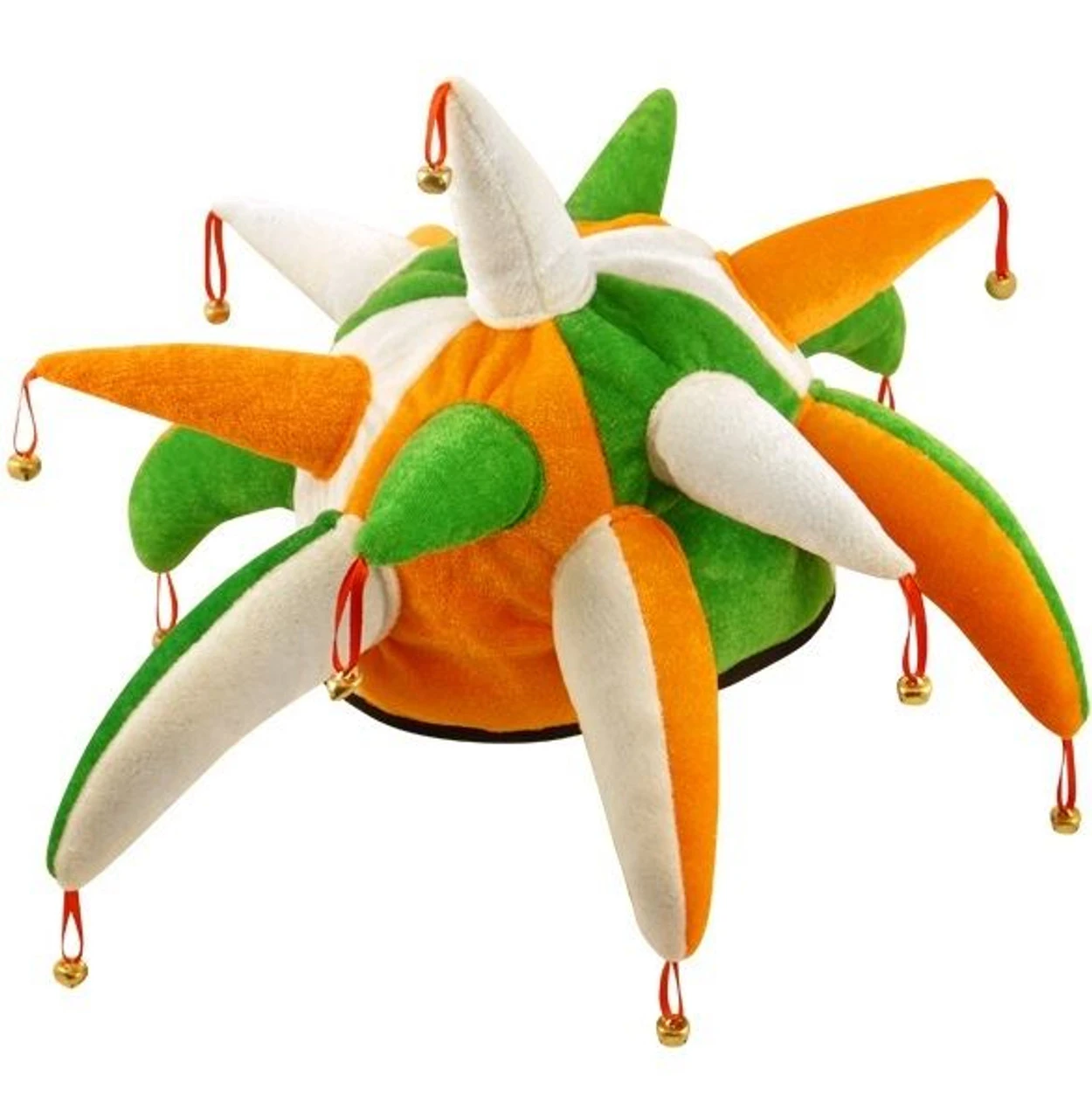 Green Orange & White Irish Jester Hat St Patricks Day Accessory Ireland Support 1 Green Orange & White Irish Jester Hat St Patricks Day Accessory Ireland Support