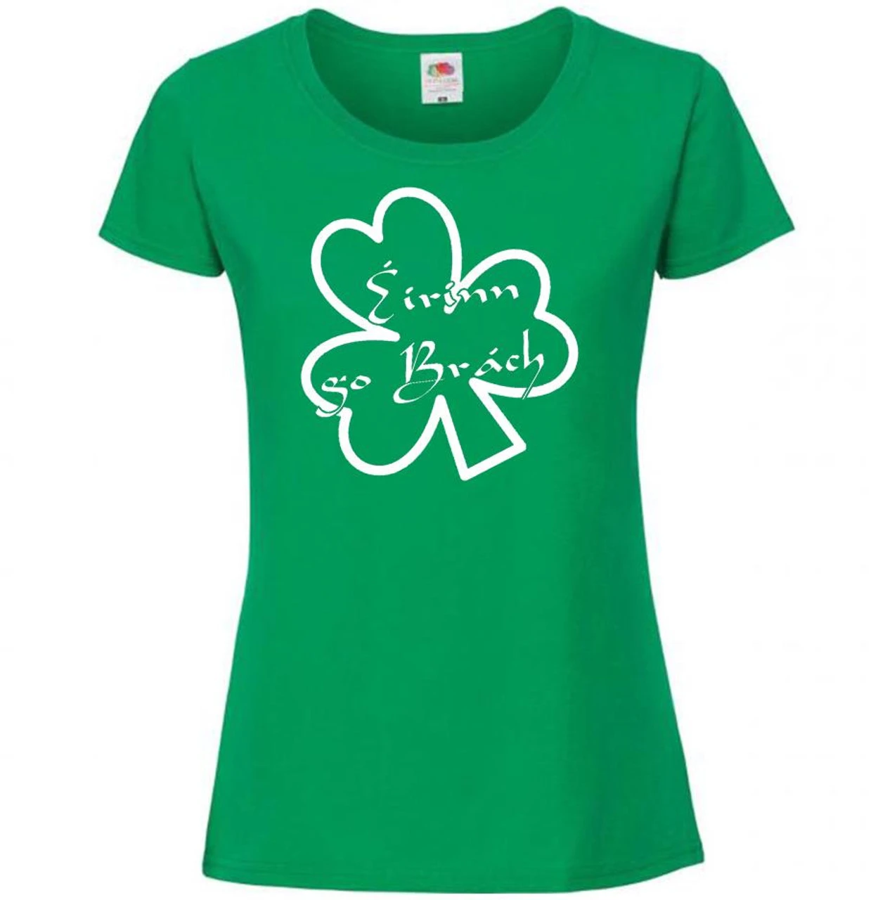 Ladies Ireland Green Eirinn Go Brach Irish St.Patricks Day Shamrock T-Shirt 1 Ladies Ireland Green Eirinn Go Brach Irish St.Patricks Day Shamrock T-Shirt