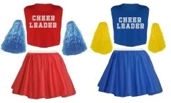 Ladies Hen Party Cheerleader Hen Night Bride Festival Group Fancy Dress Costume